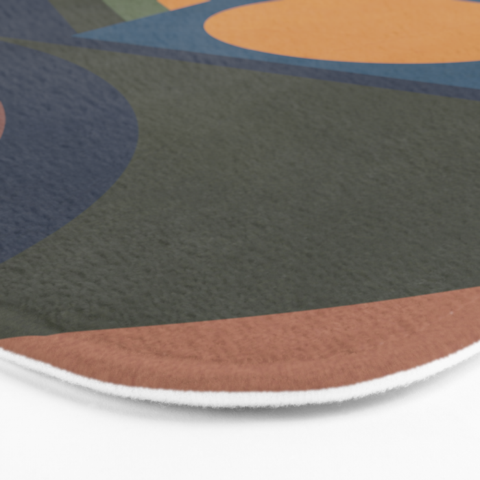 Modern geometric shapes 52 Bath Mat Gallery Image 3