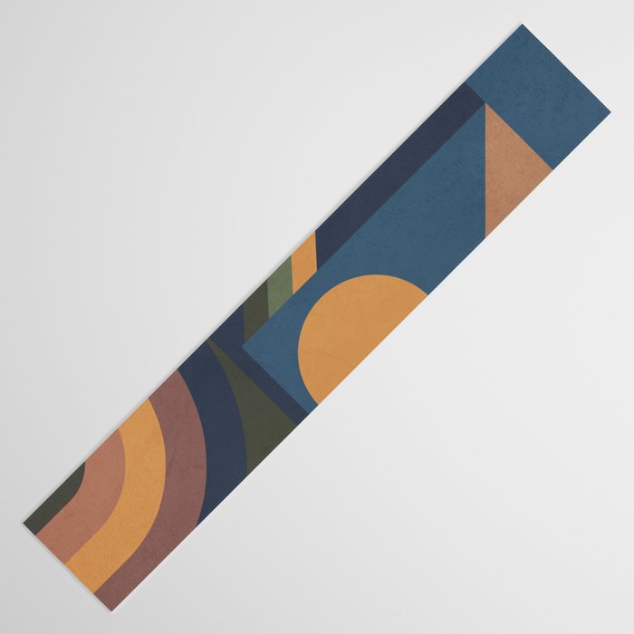 Modern geometric shapes 52 Table Runner Gallery Image 3