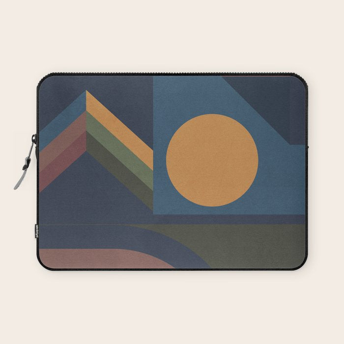 Modern geometric shapes 52 Laptop Sleeve Gallery Image 1