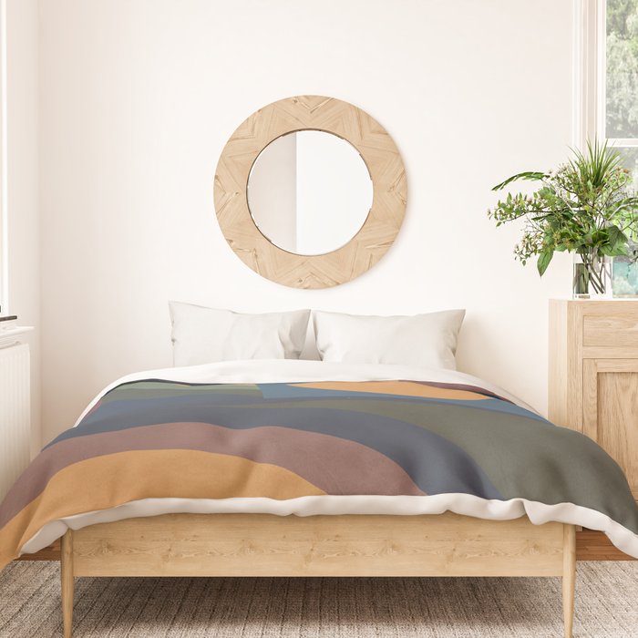 Modern geometric shapes 52 Duvet Cover Gallery Image 3