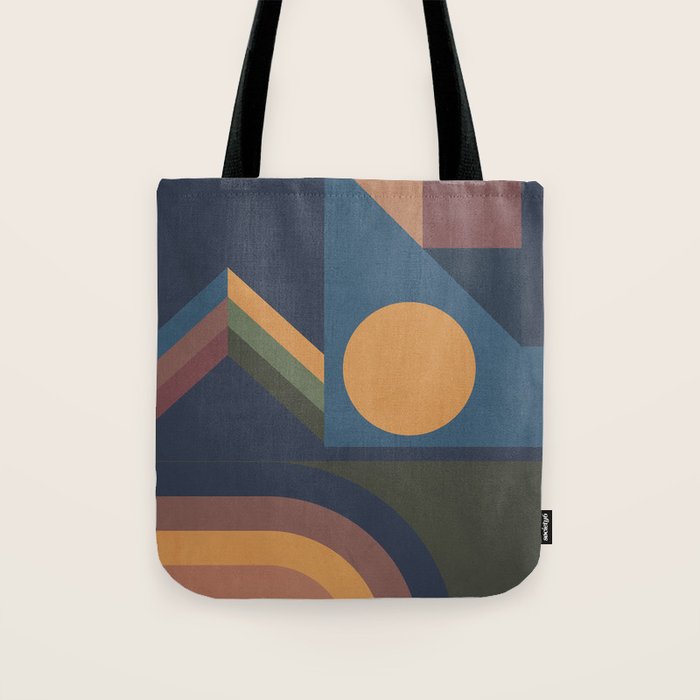 Modern geometric shapes 52 Tote Bag Gallery Image 1