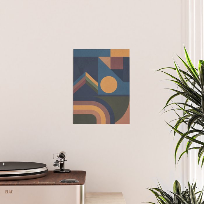 Modern geometric shapes 52 Poster Gallery Image 2