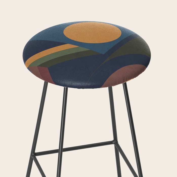 Modern geometric shapes 52 Stool Gallery Image 2