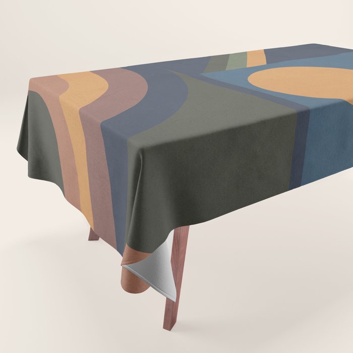 Modern geometric shapes 52 Tablecloth Gallery Image 1