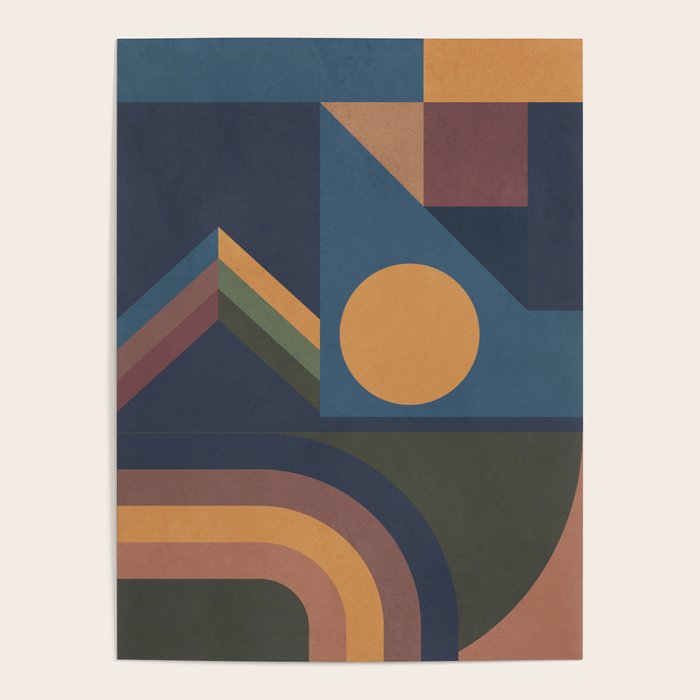 Modern geometric shapes 52 Poster Gallery Image 4