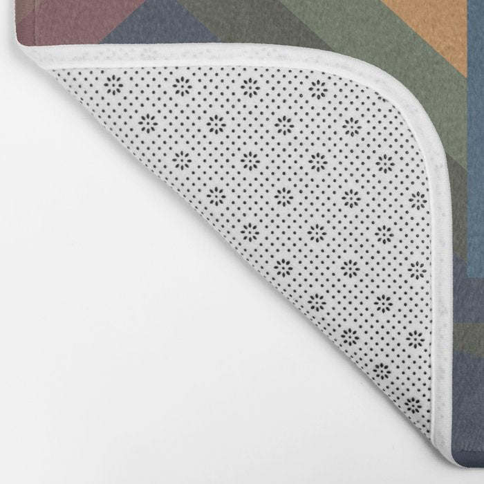 Modern geometric shapes 52 Bath Mat Gallery Image 2