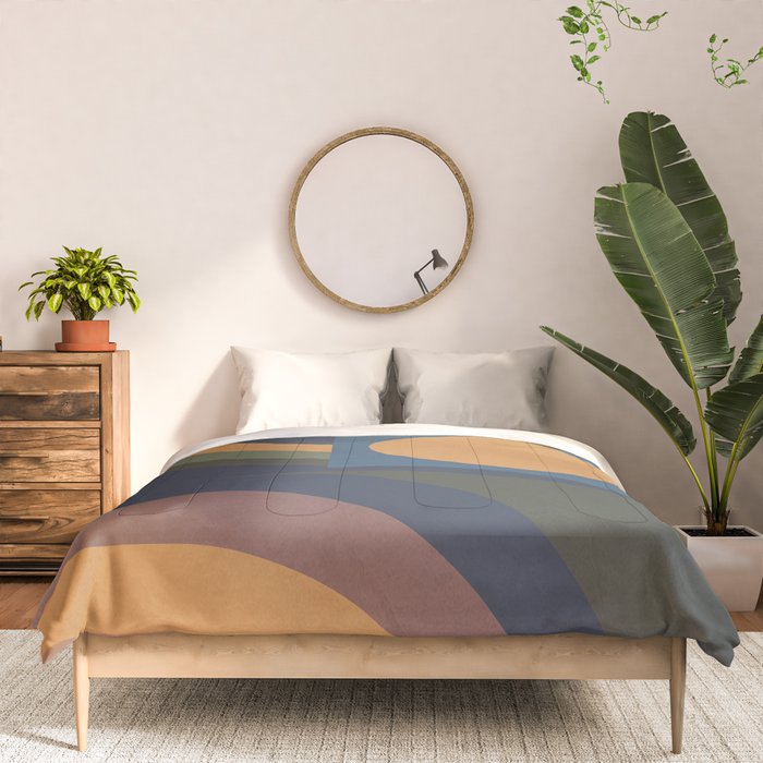 Modern geometric shapes 52 Comforter Gallery Image 3