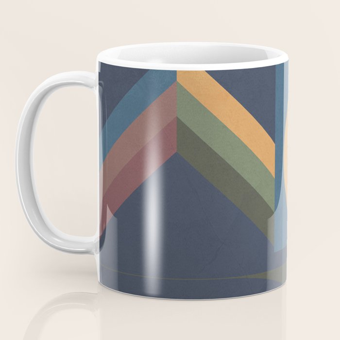 Modern geometric shapes 52 Coffee Mug Gallery Image 3