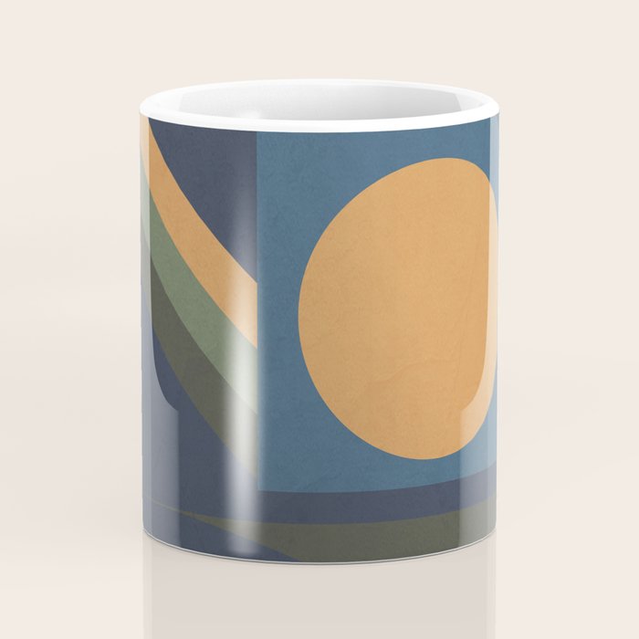 Modern geometric shapes 52 Coffee Mug Gallery Image 4