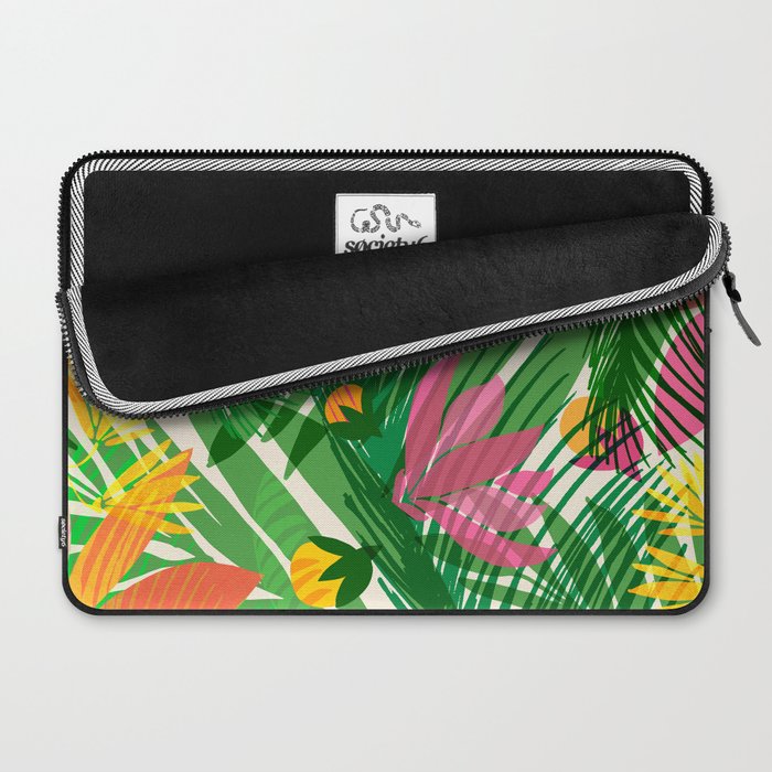 Modern Breezy Hawaiian Print  Laptop Sleeve Gallery Image 2