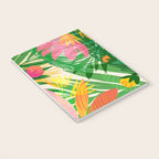 Modern Breezy Hawaiian Print  Notebook Gallery Image 3