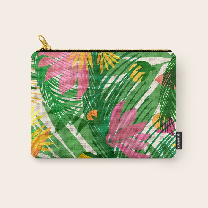 Modern Breezy Hawaiian Print  Carry All Pouch Gallery Image 1