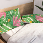 Modern Breezy Hawaiian Print  Pillow Sham Gallery Image 2