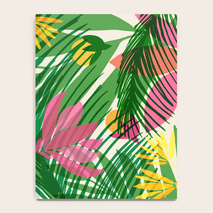 Modern Breezy Hawaiian Print  Notebook Gallery Image 4
