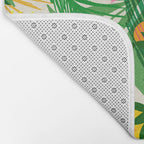 Modern Breezy Hawaiian Print  Bath Mat Gallery Image 2