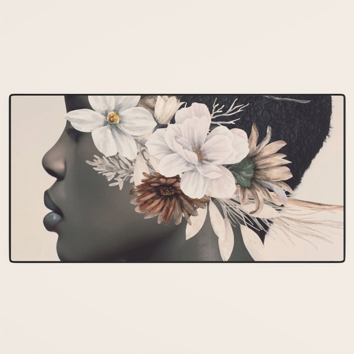 Floral Portrait 36 Desk Mat Gallery Image 3