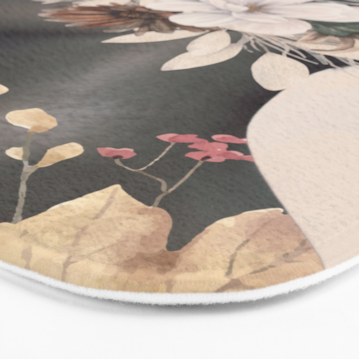 Floral Portrait 36 Bath Mat Gallery Image 3