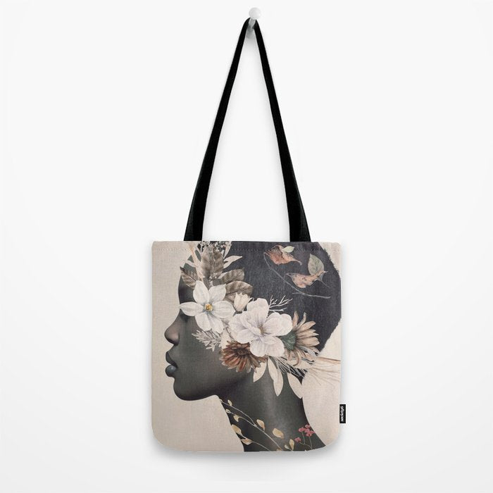 Floral Portrait 36 Tote Bag Gallery Image 2