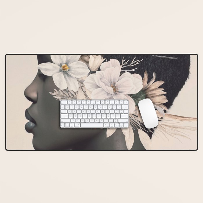 Floral Portrait 36 Desk Mat Gallery Image 1