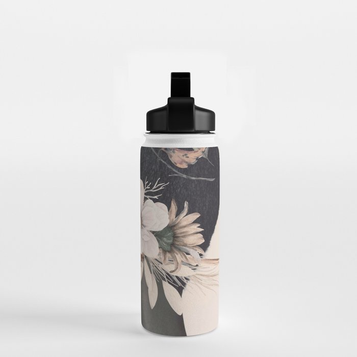 Floral Portrait 36 Water Bottle Gallery Image 2