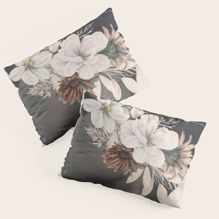 Floral Portrait 36 Pillow Sham Gallery Image 3