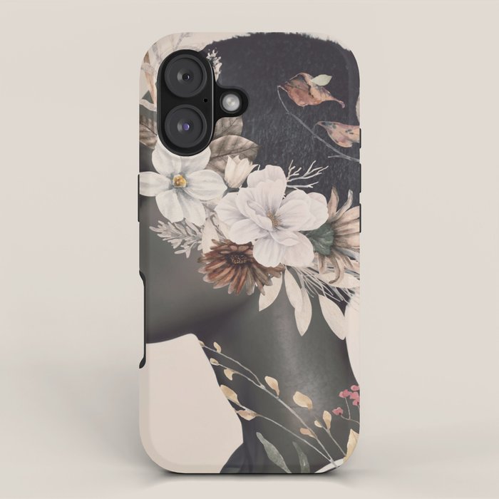 Floral Portrait 36 iPhone Case Gallery Image 1