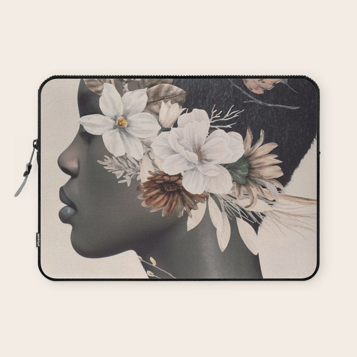 Floral Portrait 36 Laptop Sleeve Gallery Image 1