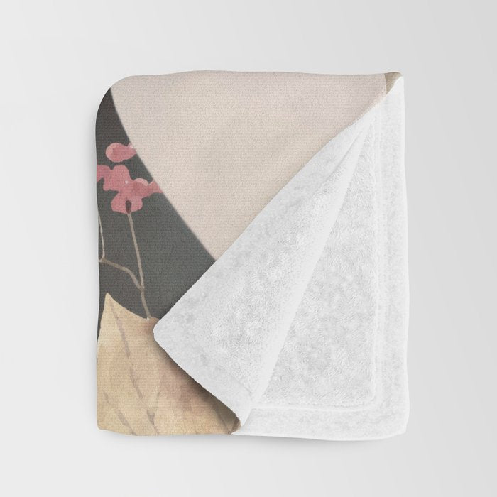 Floral Portrait 36 Throw Blanket Gallery Image 3