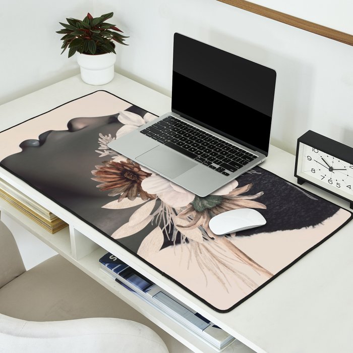 Floral Portrait 36 Desk Mat Gallery Image 2