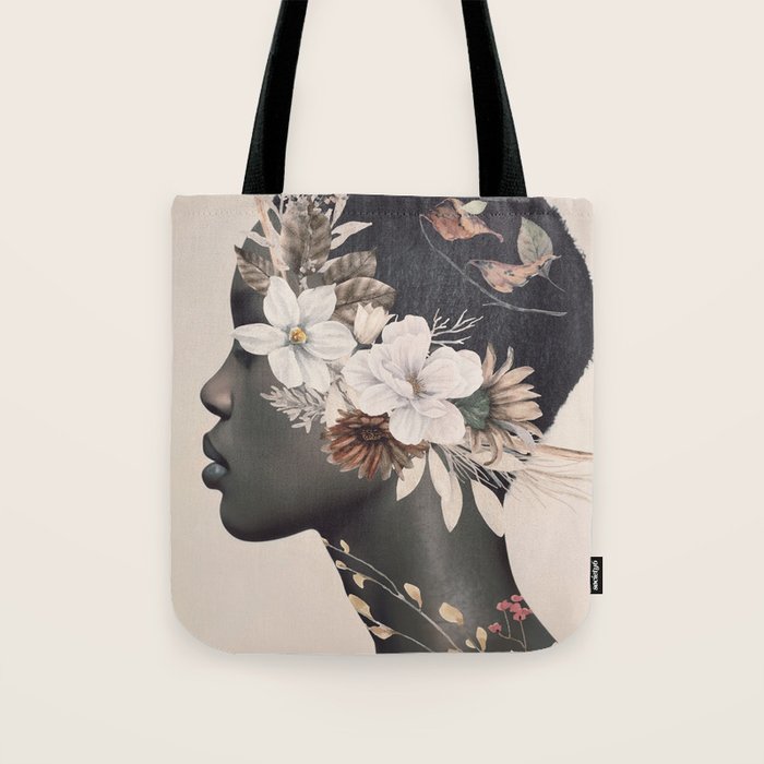 Floral Portrait 36 Tote Bag Gallery Image 1
