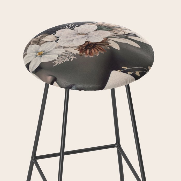 Floral Portrait 36 Stool Gallery Image 2