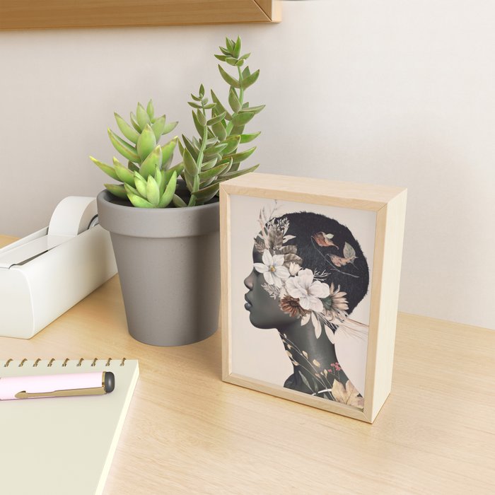 Floral Portrait 36 Mini Art Print Gallery Image 2
