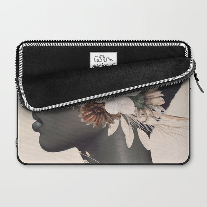 Floral Portrait 36 Laptop Sleeve Gallery Image 2