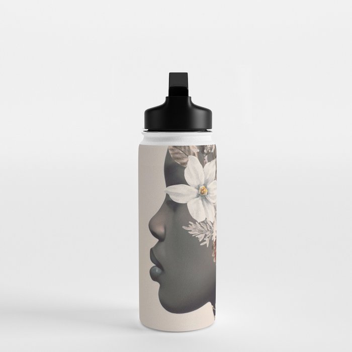 Floral Portrait 36 Water Bottle Gallery Image 3