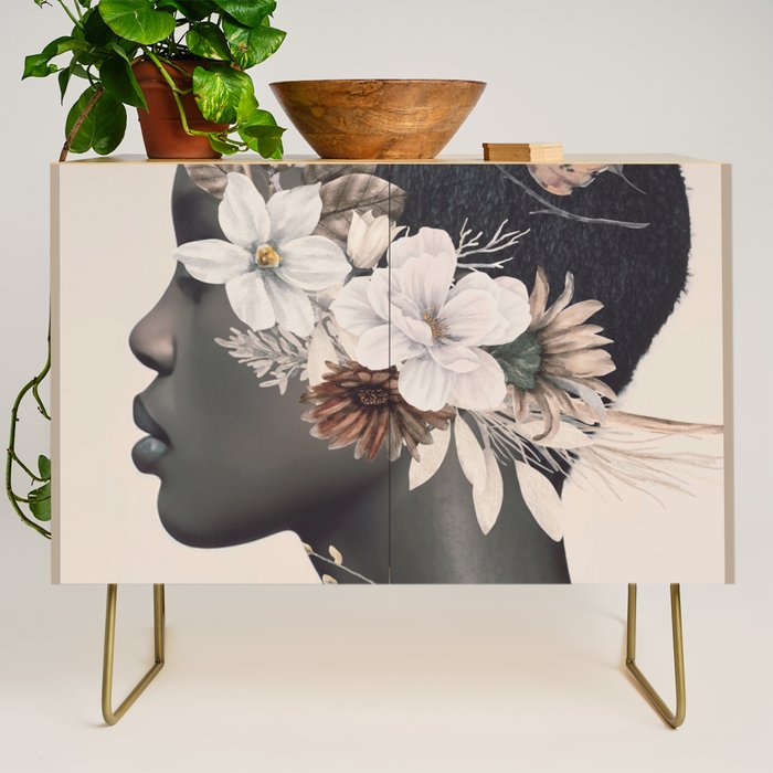 Floral Portrait 36 Credenza Gallery Image 1