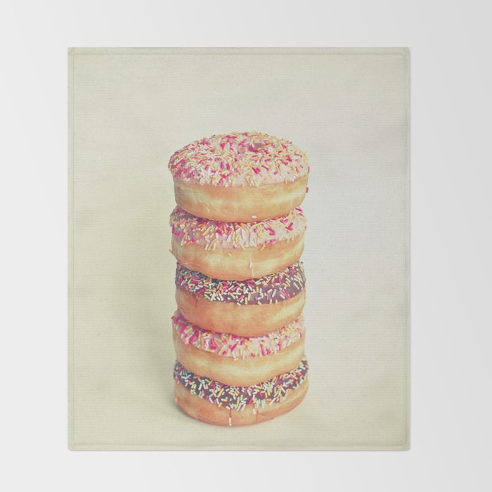 Stack of Donuts Throw Blanket Gallery Image 2