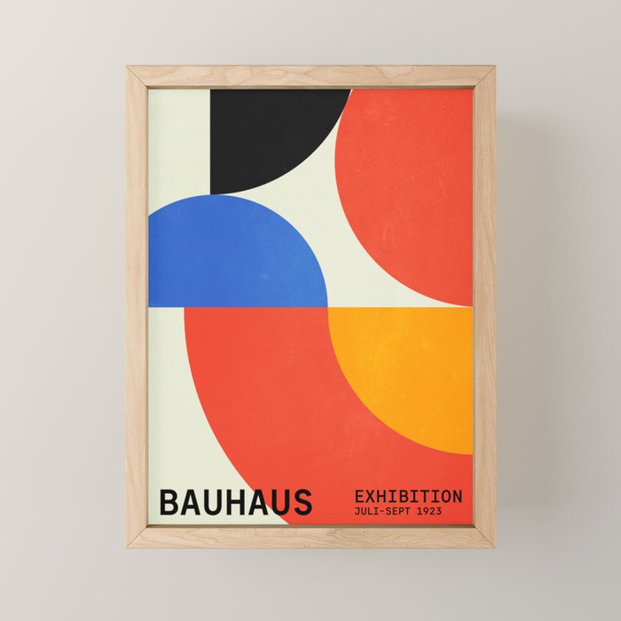 BAUHAUS 02: Exhibition 1923 | Mid Century Series  Mini Art Print Gallery Image 1