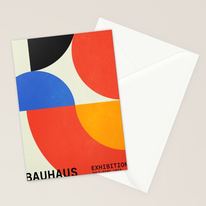 BAUHAUS 02: Exhibition 1923 | Mid Century Series  Stationery Card Gallery Image 2