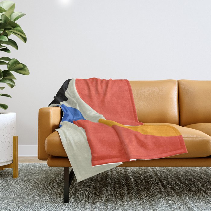 BAUHAUS 02: Exhibition 1923 | Mid Century Series  Throw Blanket Gallery Image 1