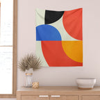 BAUHAUS 02: Exhibition 1923 | Mid Century Series  Wall Tapestry Gallery Image 2
