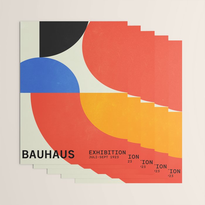 BAUHAUS 02: Exhibition 1923 | Mid Century Series  Wrapping Paper Gallery Image 3