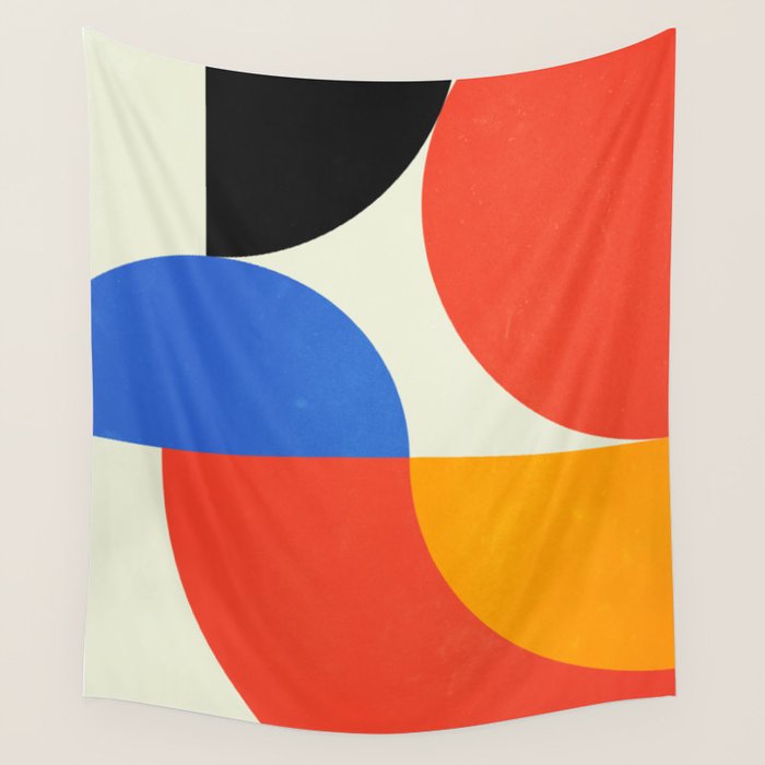 BAUHAUS 02: Exhibition 1923 | Mid Century Series  Wall Tapestry Gallery Image 4