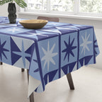 Mid Century Modern Starburst Pattern Tablecloth Gallery Image 3