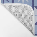 Mid Century Modern Starburst Pattern Bath Mat Gallery Image 2