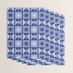 Mid Century Modern Starburst Pattern Wrapping Paper Gallery Image 3
