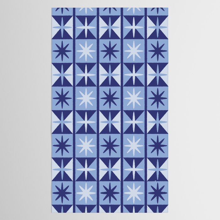 Mid Century Modern Starburst Pattern Tablecloth Gallery Image 2