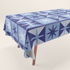 Mid Century Modern Starburst Pattern Tablecloth Gallery Image 1