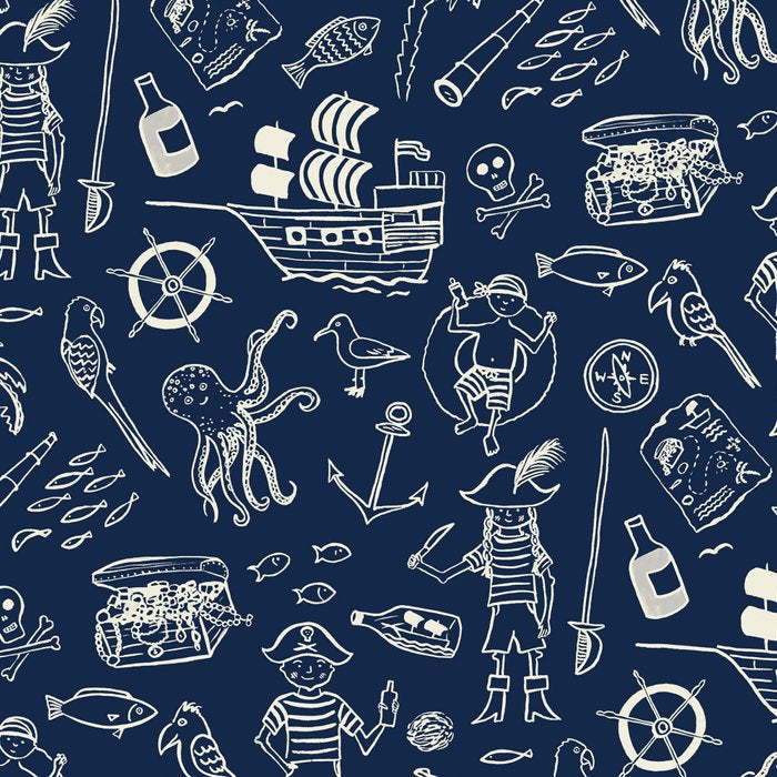 Pirate Play - Blue Coffee Mug Gallery Image 2