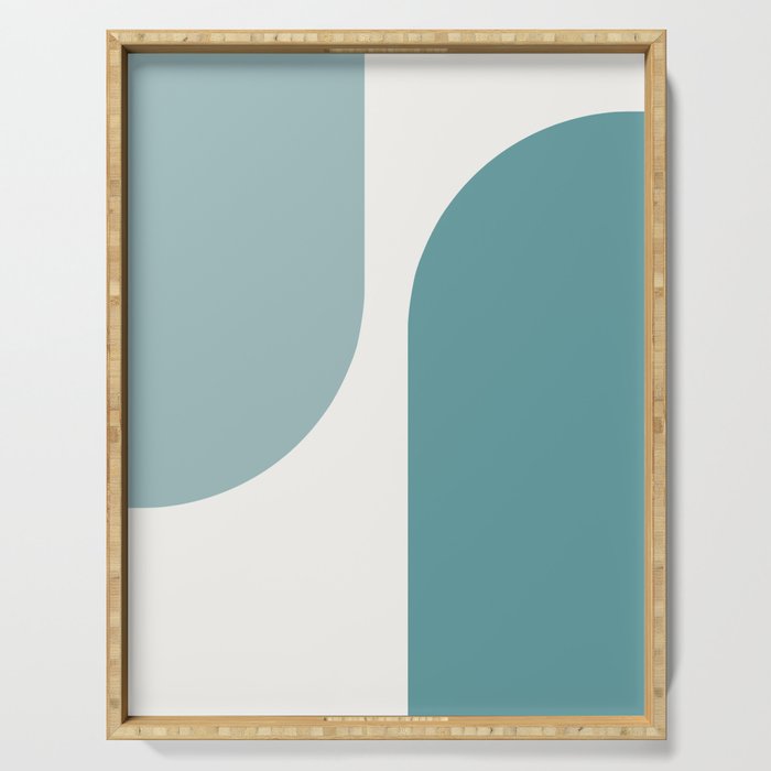 Modern Minimal Arch Abstract XX Serving Tray Gallery Image 1