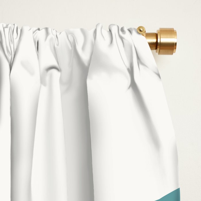 Modern Minimal Arch Abstract XX Window Curtain Gallery Image 2